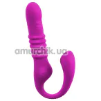 Вібратор кліторальний і для точки G з поштовхами Javida 3 Function Vibrator, рожевий - Фото №1