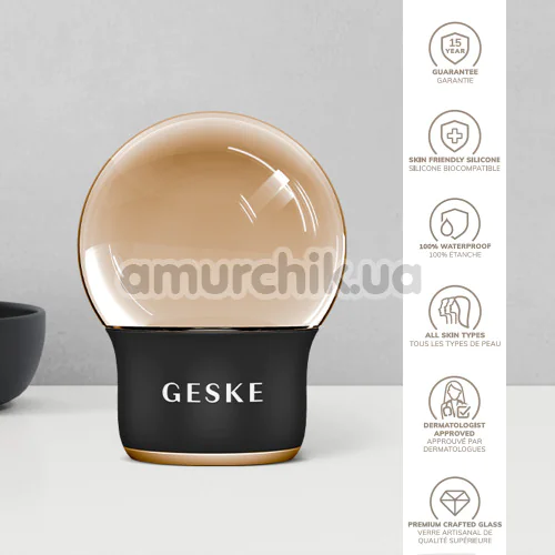 Масажер для обличчя та тіла Geske Cool & Warm Face and Body Massager 7 in 1, сірий