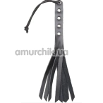 Флоггер DS Fetish Mini Flogger Leather, черный - Фото №1