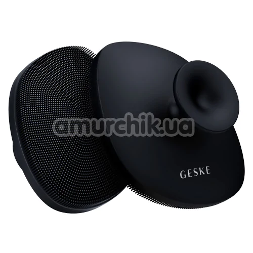 Щітка для тіла Geske Body Brush 4 in 1 Suction Mount, чорна - Фото №1