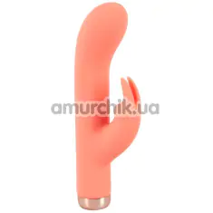Вибратор Peachy Mini Rabbit Vibrator, оранжевый - Фото №1