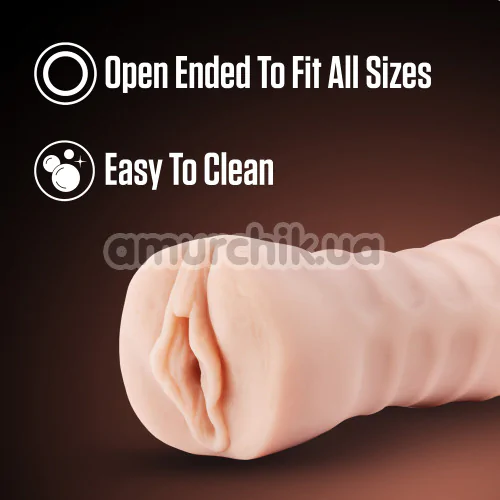 Искусственная вагина с вибрацией Enlust Destini, телесная