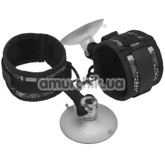 Наручники Steamy Shades Suction Cuffs, чёрные - Фото №1