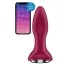 Анальная пробка с вибрацией и ротацией Satisfyer Rotator Plug 2+, розовая - Фото №1