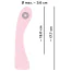 Вибратор для точки G Super Soft Double Layer Silicone G-Spot Vibrator, розовый - Фото №12