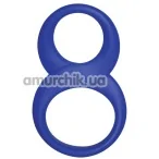 Ерекційне кільце Rocks-Off 8 Ball Ring, синє - Фото №1