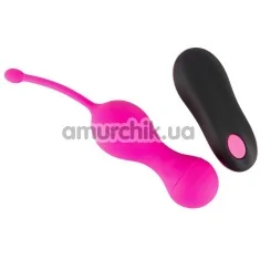Вагінальні кульки Smile Remote Controlled Love Balls, рожеві - Фото №1
