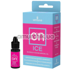 Возбуждающее масло Sensuva On Female Arousal Oil Ice - охлаждающий эффект, 5 мл - Фото №1
