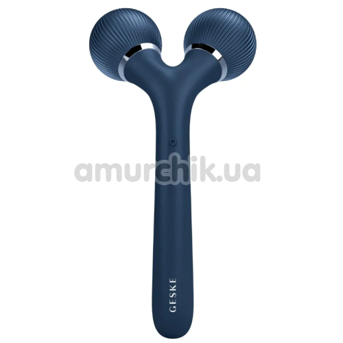 Ультразвуковий масажер Geske Sonic Facial & Body Roller 4 in 1, синій - Фото №1