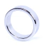 Ерекційне кільце Boss Series Metal Cock Ring Large, срібне - Фото №5