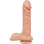Фаллоимитатор The D Dual Density Super D 8 Inch With Balls, телесный - Фото №1