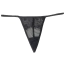Комплект Star Night Tender Bow Mesh Garter Belt, чорний: пояс для панчіх + трусики-стрінги - Фото №7