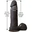 Фаллоимитатор The Realistic Cock Ultraskyn 8 Inch, коричневый - Фото №2