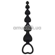 Анальная цепочка Black Mont Elite Lover's Beads 5.9, черная - Фото №1