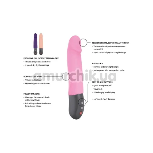 Пульсатор Fun Factory Stronic Real, розовый