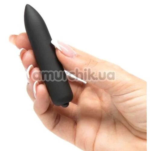 Кліторальний вібратор X-Basic Bullet Long One Speed, чорний