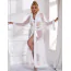 Пеньюар Star Night Negligee Long Sleeve Robe, белый - Фото №6