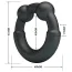 Эрекционное кольцо Crazy Bull Super Soft Silicone Meco, черное - Фото №5