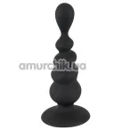 Анальная пробка Los Analos Black Silicone - Фото №1