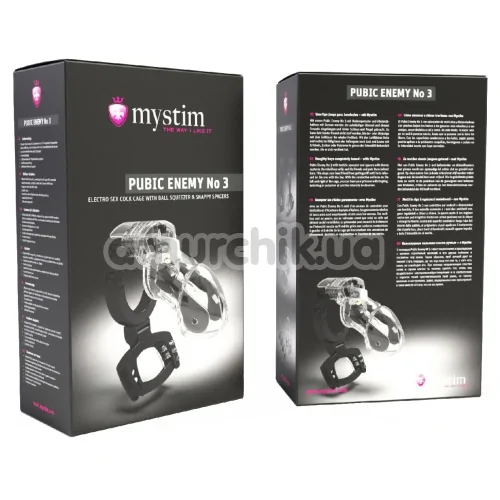 Пояс верности с электростимуляцией Mystim Pubic Enemy No 3