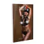 Костюм полицейской Daring Intimates Naughty Police Roleplay Set, черный: боди + галстук + фуражка - Фото №6