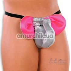 Труси-стрінги чоловічі Thong сірі слоник (модель 4445) - Фото №1