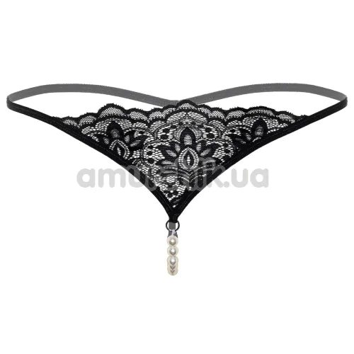 Трусики-стрінги Daring Intimates Pearl Beaded G-string, чорні