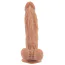 Фаллоимитатор T-skin ReaL Sensual Fucker, светло-коричневый - Фото №2