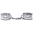 Фиксаторы для рук DS Fetish Wrist Restraints Transparent, прозрачные - Фото №3