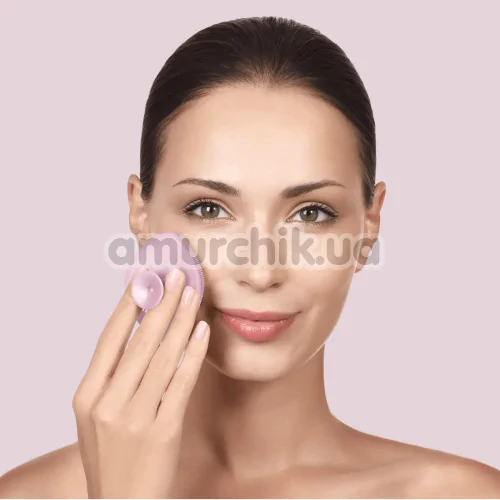 Щетка для лица Geske Facial Brush 4 in 1 Suction Mount, светло-розовая