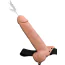 Полый страпон с эякуляцией Fetish Fantasy Series Hollow Squirting StrapOn with Balls 9, телесный - Фото №2