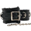 Фіксатори для рук DS Fetish Soft Hand Restraints With Chain, чорні - Фото №4