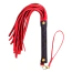 Флоггер DS Fetish Suede Flogger S, красно-черный - Фото №2