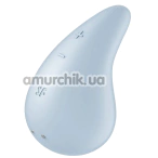 Клиторальный вибратор Satisfyer Dew Drop, голубой - Фото №1
