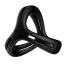 Ерекційне кільце Boss Series Timer Black Cock Ring, чорне - Фото №3