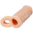 Насадка на пеніс Virgite Sleeves Realistic Sleeve Penis Sheath S9, тілесна - Фото №3