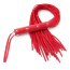 Флоггер DS Fetish Metal Deco Flogger, красный - Фото №2