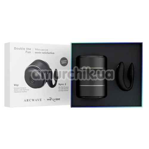 Набор Double the Fun - Arcwave Voy + We-Vibe Sync 2, черный