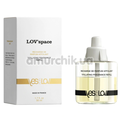 Аромадиффузор YESforLOV LOV'space Fragrance Diffuser + рефил Titillating Fragrance Refill, белый