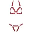 Комплект Cottelli Lingerie Bra and String червоний: бюстгальтер + трусики - Фото №6