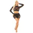 Комплект Leg Avenue Wildest Dreams Crop Top And Skirt Set, чорний: топ + спідниця - Фото №5