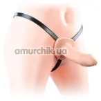 Полый страпон Unisex Hollow Strap On 6.5 Inch, телесный - Фото №1