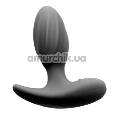 Анальная пробка с вибрацией Outward Wearble Anal Plug, черная - Фото №1