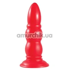 Анальна пробка Menz Stuff Bulb Probe, червона - Фото №1