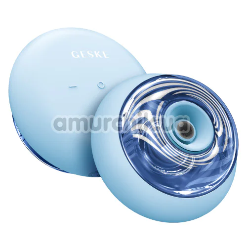Ультразвуковий масажер для обличчя та тіла Geske Sonic Cool & Warm Face and Body Massager 9 in 1, блакитний
