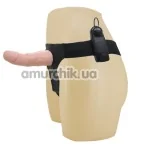 Страпон з вібрацією Ultra Passionate Harness 6603BW0411, тілесний - Фото №1