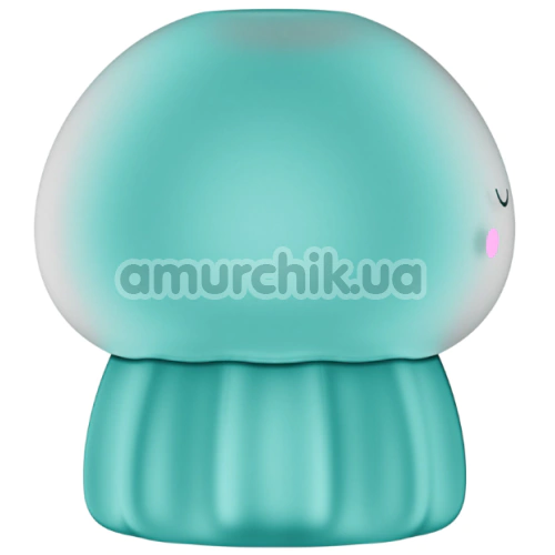 Симулятор орального сексу для жінок з вібрацією Satisfyer Jelly-cious, бірюзовий