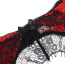 Комплект Star Night Tender Bow Mesh Garter Belt, червоний: пояс для панчіх + трусики-стрінги - Фото №13
