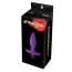 Анальна пробка з вібрацією Mai Attraction Pleasure Toys №55, фіолетова - Фото №2