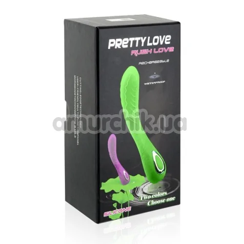 Вібратор для точки G Pretty Love Rush Love, салатовий